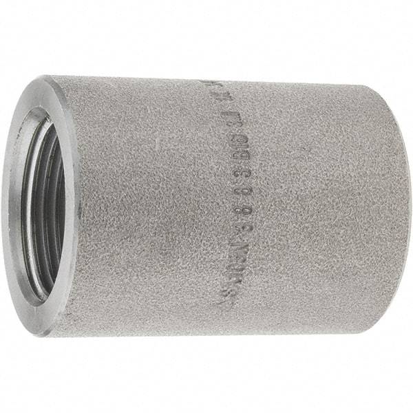 Value Collection - Size 1 x 3/4", Steel Black Pipe Reducing Coupling - 3,000 psi, Threaded (NPT) End Connection - Industrial Tool & Supply