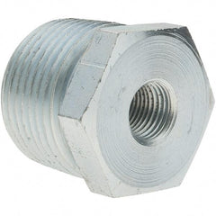 Value Collection - Class 150, 3/4 x 1/8" Galvanized Pipe Hex Bushing - Threaded, Malleable Iron - Industrial Tool & Supply