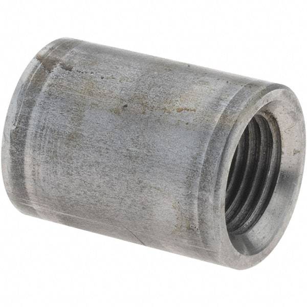 Value Collection - Size 1/8", Class 150, Malleable Iron Black Pipe Coupling - 150 psi, Threaded End Connection - Industrial Tool & Supply