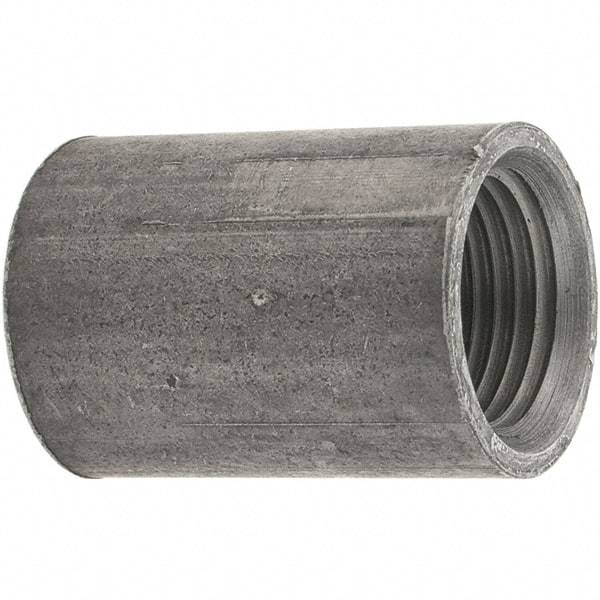 Value Collection - Size 1/2", Class 150, Malleable Iron Black Pipe Coupling - 150 psi, Threaded End Connection - Industrial Tool & Supply