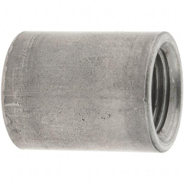 Value Collection - Size 3/8", Class 150, Malleable Iron Black Pipe Coupling - 150 psi, Threaded End Connection - Industrial Tool & Supply