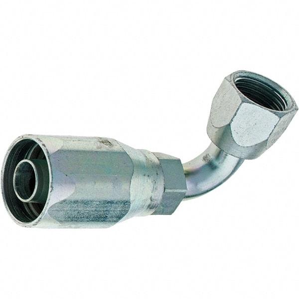 Value Collection - 3/4-16 Female SAE, Reusable Hose Female Swivel Fitting - 1/2" Hose ID - Industrial Tool & Supply