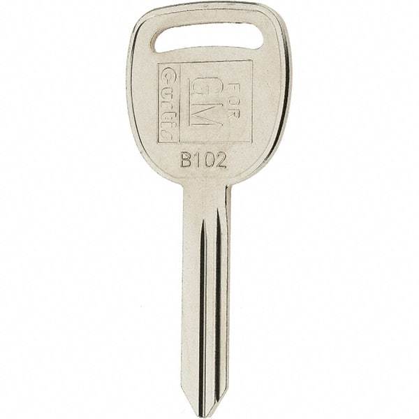 Value Collection - GM Key Blank - Nickel - Industrial Tool & Supply