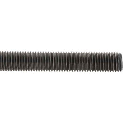 Value Collection - M20x2.5 1m Long, Steel Metric Threaded Rod - Zinc-Plated Finish - Industrial Tool & Supply