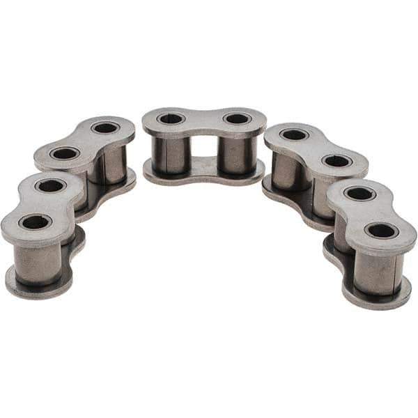Value Collection - ANSI 60, Roller Chain Link - For Use with Stainless Steel Single Strand Chain - Industrial Tool & Supply