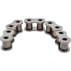 Value Collection - ANSI 60, Roller Chain Link - For Use with Stainless Steel Single Strand Chain - Industrial Tool & Supply