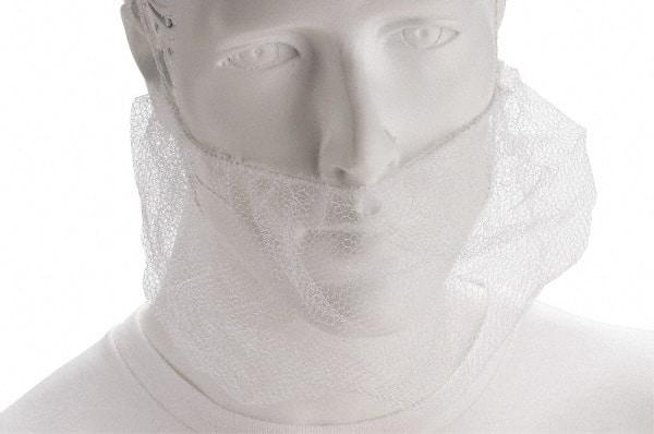 Value Collection - Disposable Beard Covers, Bouffants & Hairnets Type: Beard Cover Material: Nylon - Industrial Tool & Supply