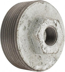 Value Collection - Class 150, 2-1/2 x 1/2" Galvanized Pipe Hex Bushing - Threaded, Malleable Iron - Industrial Tool & Supply