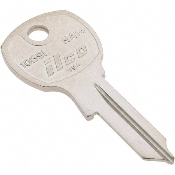 Value Collection - National Cabinet Key Blank - Nickel - Industrial Tool & Supply