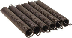 Value Collection - 3/8" OD, Steel Extension Spring - 1.9 Lb/In Rating - Industrial Tool & Supply