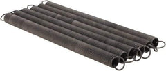 Value Collection - 7/16" OD, Steel Extension Spring - 1.1 Lb/In Rating - Industrial Tool & Supply