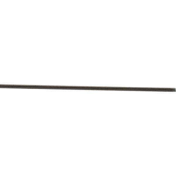 Value Collection - #8-32 UNC (Coarse), 3' Long, Stainless Steel Threaded Rod - 3' Long - Industrial Tool & Supply