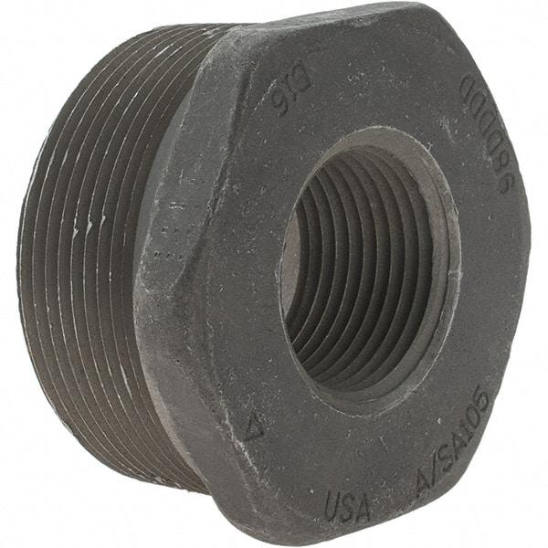 Value Collection - Size 1-1/4 x 2", Steel Pipe Hex Bushing - Threaded (NPT) End Connection - Industrial Tool & Supply