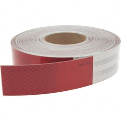 Value Collection - DOT Conspicuity Tape Color: Red and White Width (Inch): 2 - Industrial Tool & Supply
