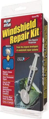 Value Collection - Automotive Repair & Service Kits Type: Windshield Repair Kit Contents: 1 Syringe, Repair Compound, Adhesive Disk and Pedestal for One Repair - Industrial Tool & Supply