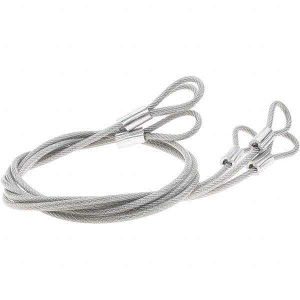 Value Collection - Locking Cable & Chain Length (Inch): 48 Length (Feet): 4 - Industrial Tool & Supply