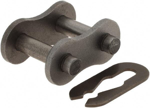 Value Collection - ANSI 40, Spring Type Roller Chain Connecting Link - For Use with Single Strand Chain - Industrial Tool & Supply