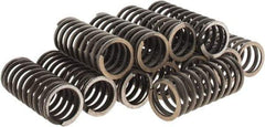Value Collection - 1-1/64" OD, 0.12" Wire, Compression Spring - 56 Lb Spring Rating, Spring Steel - Industrial Tool & Supply