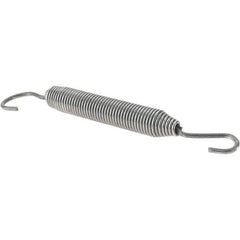 Value Collection - 17/32" OD, Steel Extension Spring - 5 Lb/In Rating - Industrial Tool & Supply