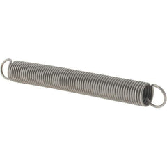 Value Collection - 3/8" OD, Steel Extension Spring - 1.9 Lb/In Rating - Industrial Tool & Supply