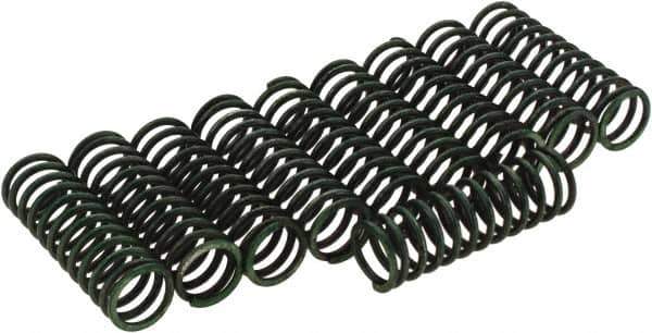 Value Collection - 15/32" OD, 0.055" Wire, 1-15/32" Free Length, Compression Spring - Spring Steel - Industrial Tool & Supply