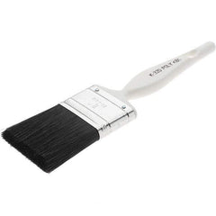 Value Collection - 2" Angled Nylon Varnish Brush - 2-1/2" Bristle Length, Plastic Handle - Industrial Tool & Supply