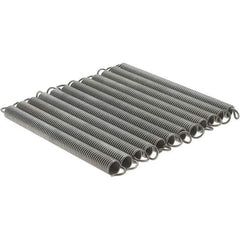 Value Collection - 7/16" OD, Steel Extension Spring - 6.5 Lb/In Rating - Industrial Tool & Supply