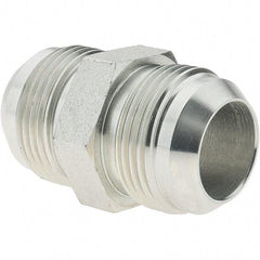 Value Collection - 1" Tube OD, 37° Steel Flared Tube Union - 3/4-16 SAE-ORB, Flare x SAE-ORB Ends - Industrial Tool & Supply