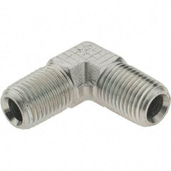Value Collection - Industrial Pipe 90° Elbow - MNPTF x MNPTF, 6,000 psi - Industrial Tool & Supply