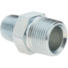 Value Collection - 3/4 x 3/4 Male Thread, Steel Industrial Pipe Hex Nipple - MNPTF x MNPTF - Industrial Tool & Supply