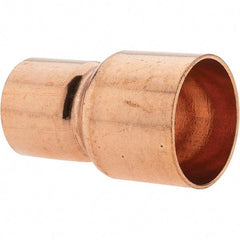 Value Collection - 1 x 3/4" Wrot Copper Pipe Reducer Coupling - C x C - Industrial Tool & Supply