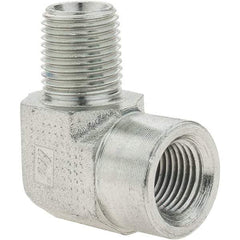 Value Collection - Industrial Pipe 90° Street Elbow - MNPTF x FNPTF, 6,000 psi - Industrial Tool & Supply