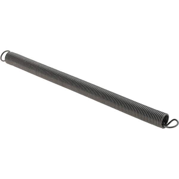 Value Collection - 1/4" OD, Steel Extension Spring - 0.8125 Lb/In Rating - Industrial Tool & Supply