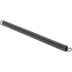Value Collection - 1/4" OD, Steel Extension Spring - 0.8125 Lb/In Rating - Industrial Tool & Supply
