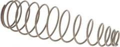 Value Collection - 1-1/16" OD, 0.051" Wire, Compression Spring - 1.2 Lb Spring Rating, Spring Steel - Industrial Tool & Supply