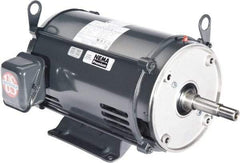 US Motors - 10 hp, ODP Enclosure, No Thermal Protection, 3,500 RPM, 208-230/460 Volt, 60 Hz, Three Phase Energy Efficient Motor - Size 213 Frame, Rigid Mount, 1 Speed, Ball Bearings, 27.5-25.3/12.6 Full Load Amps, F Class Insulation, CCW Lead End - Industrial Tool & Supply