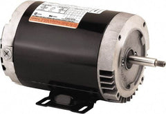 US Motors - 3/4 hp, ODP Enclosure, No Thermal Protection, 3,530 RPM, 208-230/460 Volt, 60 Hz, Three Phase Standard Efficient Motor - Size 143 Frame, Rigid Mount, 1 Speed, Ball Bearings, 2.7-2.8/1.4 Full Load Amps, F Class Insulation, CCW Lead End - Industrial Tool & Supply