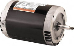 US Motors - 1 hp, ODP Enclosure, No Thermal Protection, 3,450 RPM, 208-230/460 & 190/380 Volt, 60 Hz, Three Phase Standard Efficient Motor - Size 56 Frame, C-Face Mount, 1 Speed, Ball Bearings, 3.6-3.8/1.9 Full Load Amps, B Class Insulation, CCW Lead End - Industrial Tool & Supply