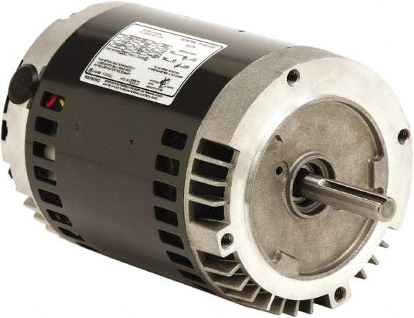 US Motors - 3/4 hp, ODP Enclosure, No Thermal Protection, 3,450 RPM, 208-230/460 & 190/380 Volt, 60 Hz, Three Phase Standard Efficient Motor - Size 56 Frame, C-Face Mount, 1 Speed, Ball Bearings, 2.7-2.8/1.4 Full Load Amps, B Class Insulation, Reversible - Industrial Tool & Supply