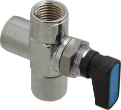 Aignep USA - 1/4" Pipe, Full Port, Brass Standard Ball Valve - Industrial Tool & Supply