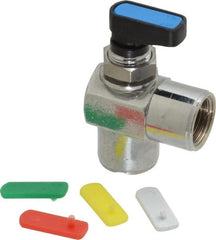 Aignep USA - 3/8" Pipe, Full Port, Brass Standard Ball Valve - Industrial Tool & Supply