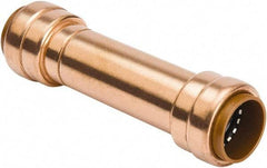 B&K Mueller - 1/2" Tube OD, Metal Push-to-Connect Tube Union - Tube to Tube Connection, 200 Max psi, Rubber O-Ring - Industrial Tool & Supply