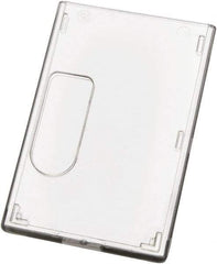 Ability One - Slide In/Out Badge Holder - Opaque - Industrial Tool & Supply