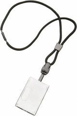 Ability One - Lanyards Material: Polyester Color: Black - Industrial Tool & Supply