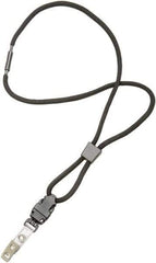 Ability One - Lanyards Material: Polyester Color: Black - Industrial Tool & Supply