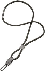 Ability One - Lanyards Material: Polyester Color: Black - Industrial Tool & Supply