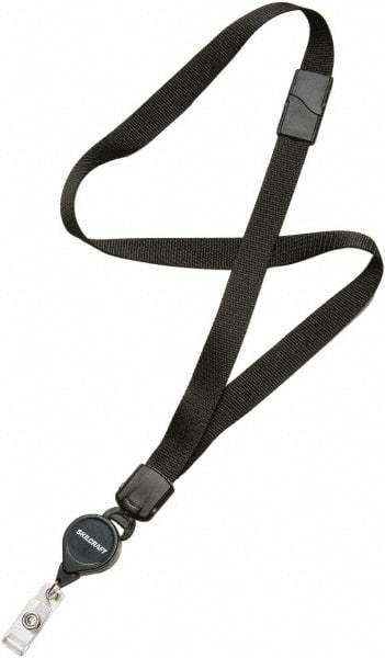 Ability One - Lanyards Material: Nylon Color: Black - Industrial Tool & Supply