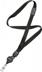 Ability One - Lanyards Material: Nylon Color: Black - Industrial Tool & Supply