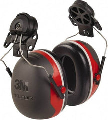 3M - Hard Hat Cap Mounted Black Foam Cushion Earmuffs - 25 NRR Rating - Industrial Tool & Supply