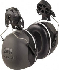 3M - Hard Hat Cap Mounted Black Foam Cushion Earmuffs - 31 NRR Rating - Industrial Tool & Supply